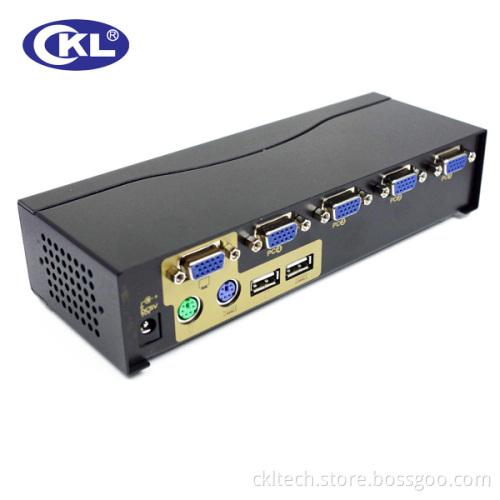 4 Port USB&PS/2 Combo Kvm Switch with Cable